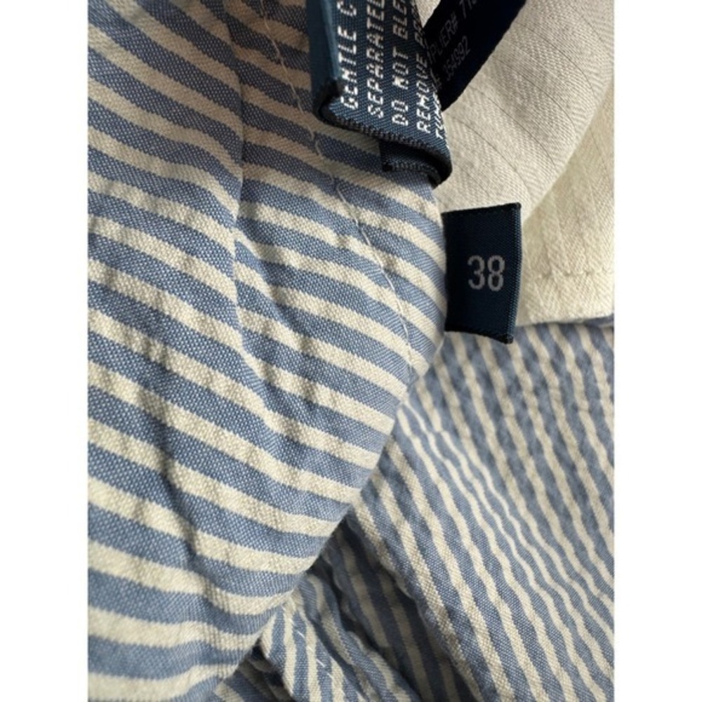 Polo Ralph Lauren Suffield Fit Seersucker‎ Striped Chino Shorts Mens Sz 38 - Picture 3 of 9
